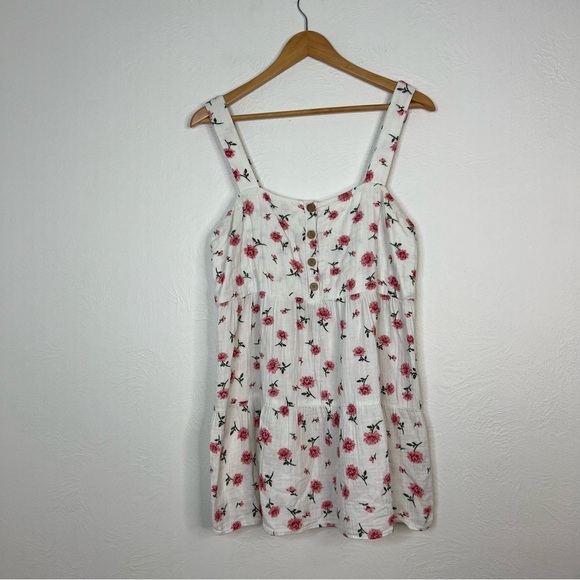 Show Me Your Mumu Marisa Floral Print Mini Dress Lightweight Cotton Size S Small - Picture 2 of 14